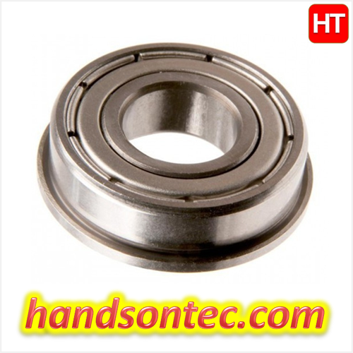 KHJK Durable Flexible SMF106ZZ Flange Bearing 10PCS Double Shielded Stainless Steel Flanged Ball Bearings SMF106Z MF106 F676 ZZ Deep Groove Ball Bearing 6x10x3 mm