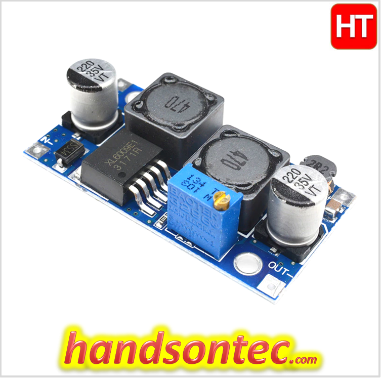 thumbnail image 2 of XL6009 DC-DC Boost Buck Converter Module – Adjustable Step Up/Down Power Supply For Solar Projects 2 of 5